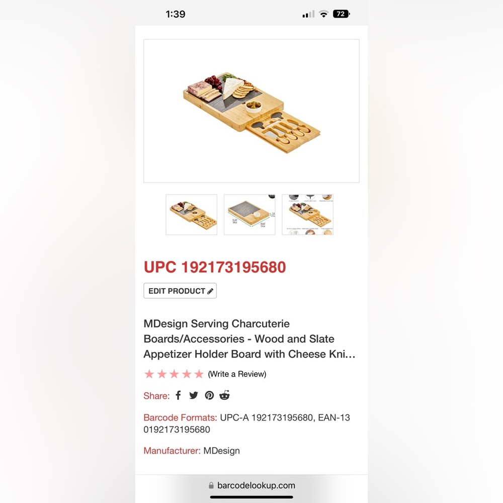 Charcuterie wood and slate board